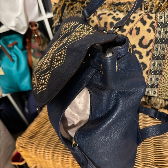 Michael Kors Riley Backpack - Blue - Picture 6 of 8